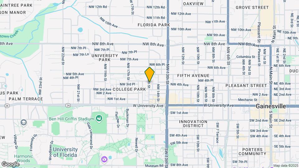 319 NW 15th St, Unit A Map and Location Details