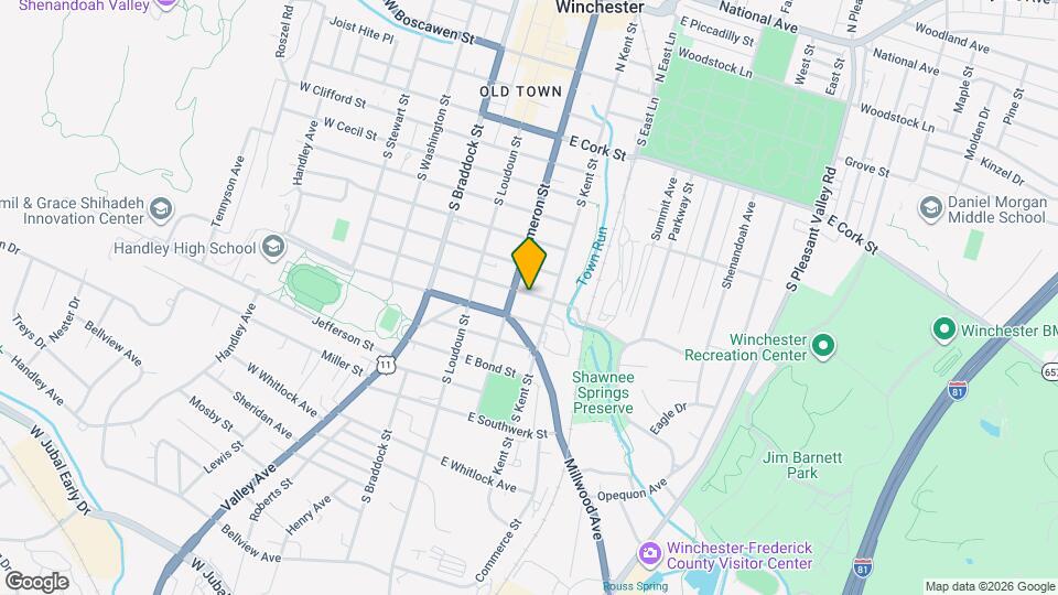 109 E Pall Mall St Map and Location Details