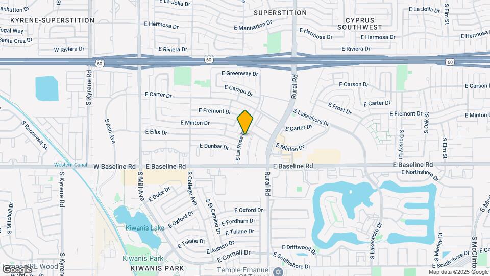 4815 S La Rosa Dr Map and Location Details