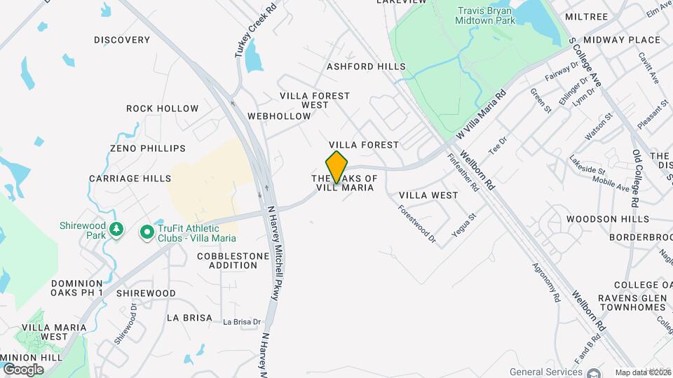 Oaks of Villa Maria Map and Location Details