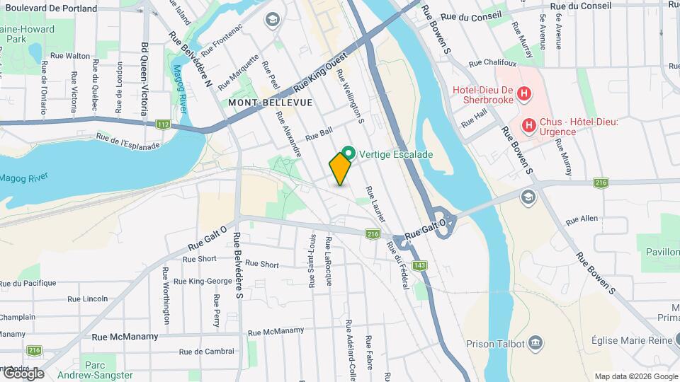 346 Gillespie Rue Map and Location Details