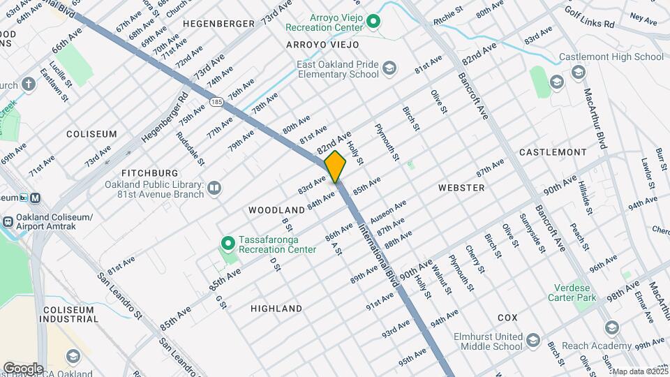 8339-8347 International Blvd Map and Location Details