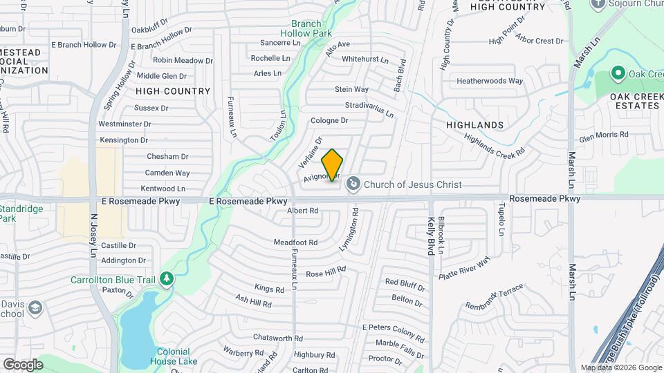 2025 Lorient Dr Map and Location Details