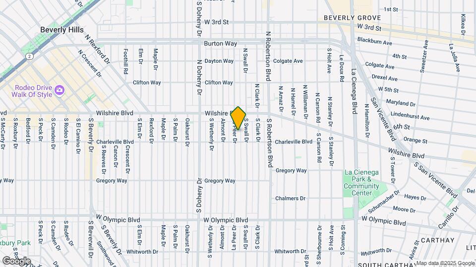 144 S La Peer Dr Map and Location Details
