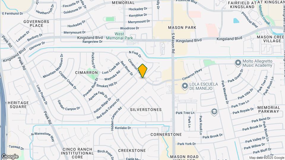 22107 Cimarron Pkwy Map and Location Details