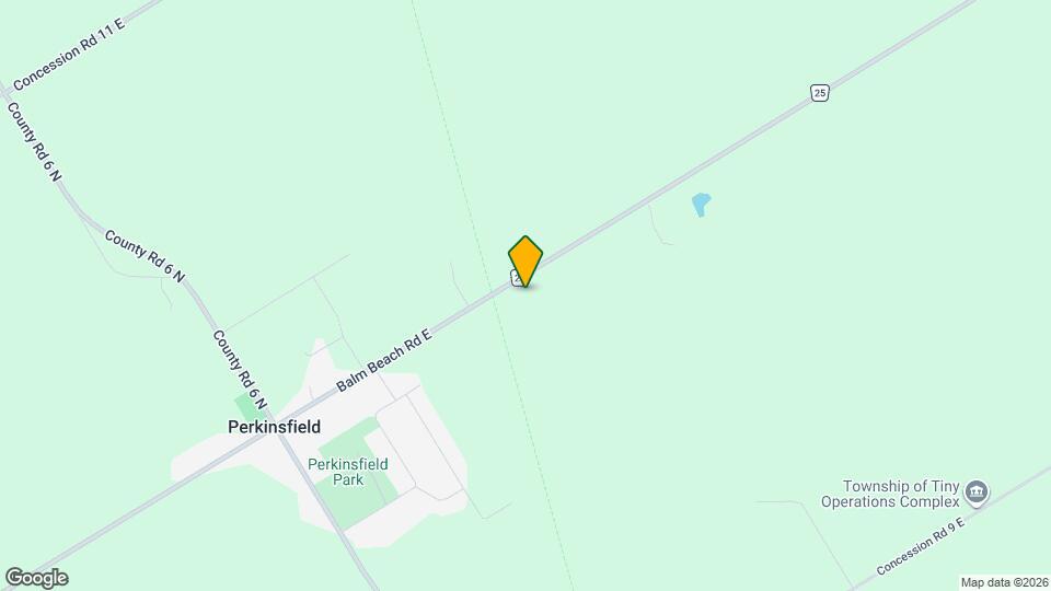 111 Balm Beach Rd E Map and Location Details