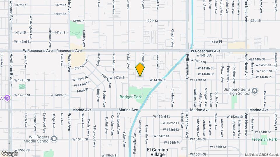 3511 W 147th St Map and Location Details