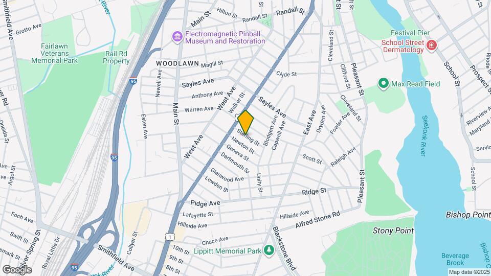 64 Sterling St, Unit 64 Sterling St. Pawtucket Map and Location Details