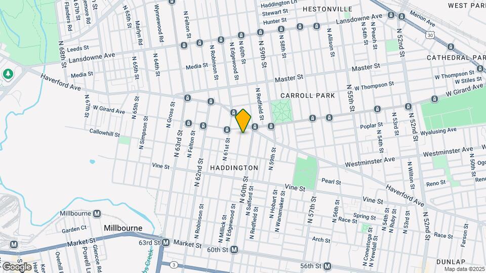 457 N Edgewood St Map and Location Details