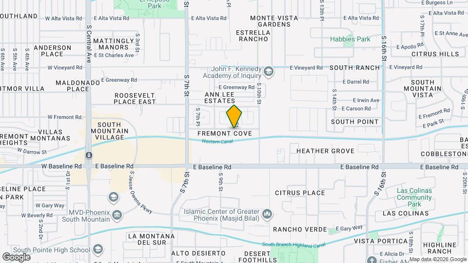 7215 S 8th Terrace Map and Location Details