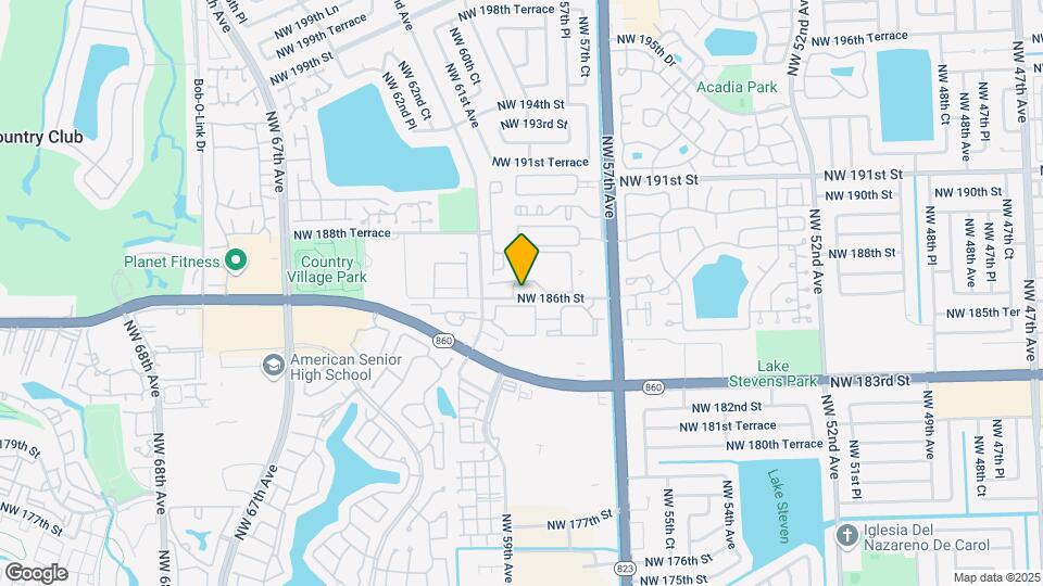 6065 NW 186th St, Unit 304 Mapa y Detalles de la Ubicación