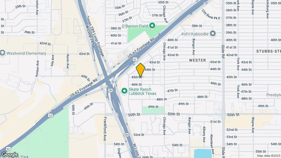 5701 45th St Map and Location Details