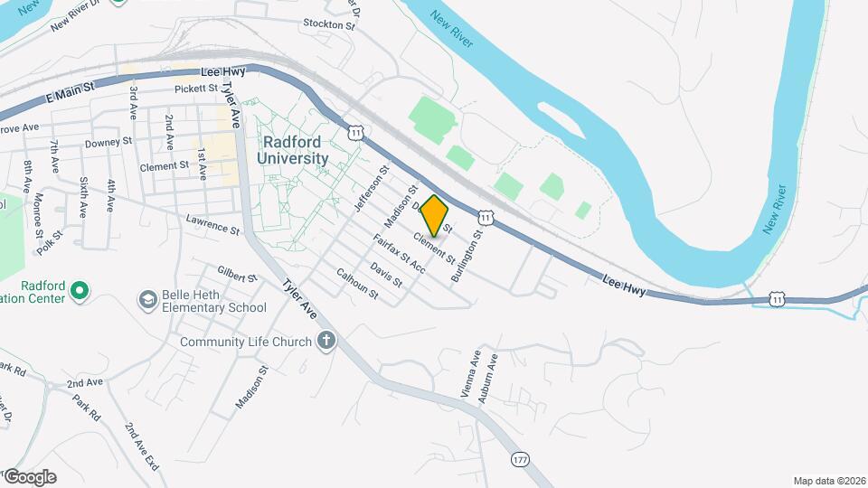 504 Clement St Map and Location Details