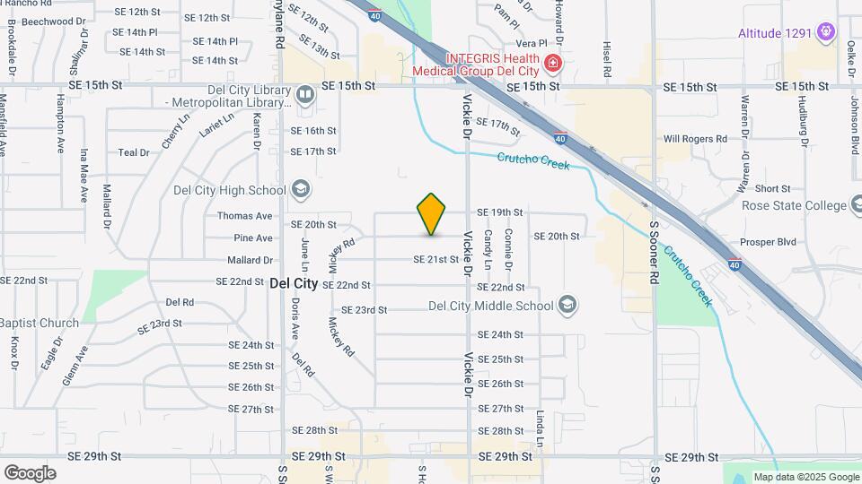 4616 SE 20th St Map and Location Details