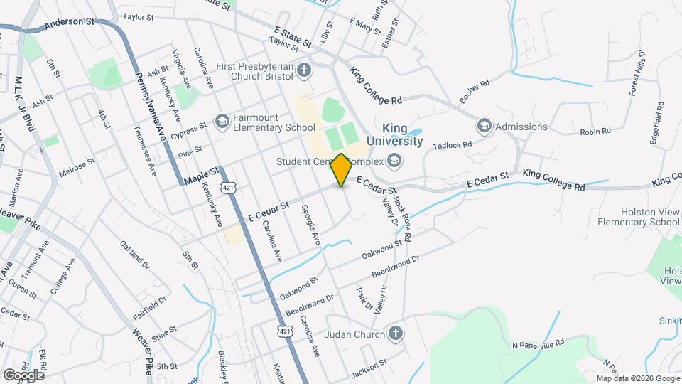 1206 Golf St Map and Location Details