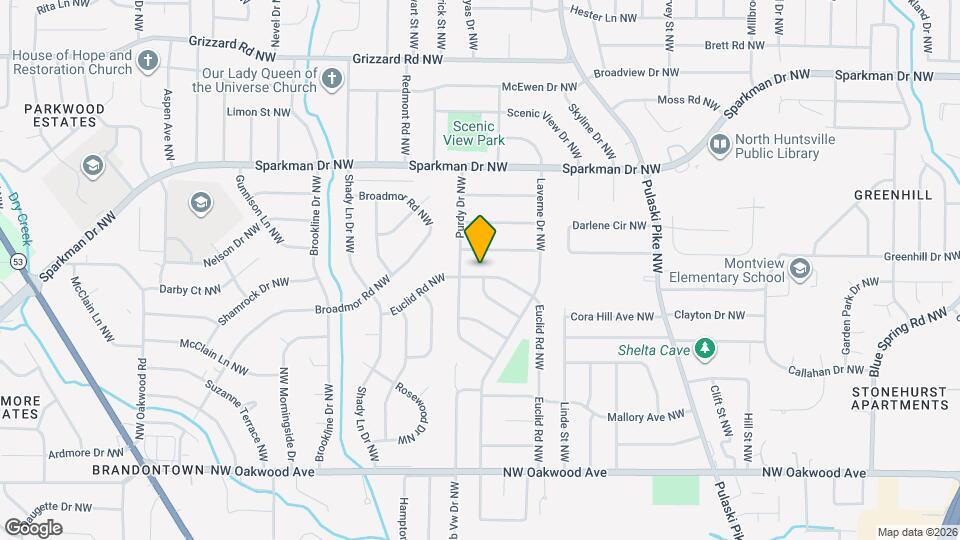 2317 Euclid Rd NW Map and Location Details
