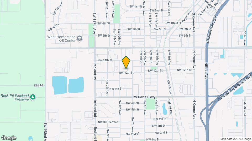 1215 NW 7th Ct Map and Location Details