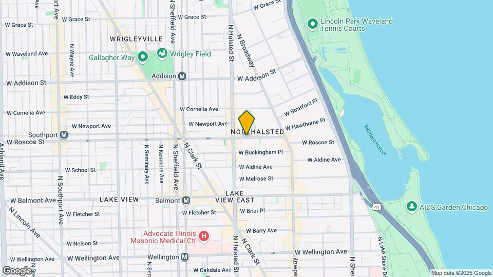 726 W Roscoe St, Unit M04B Mapa y Detalles de la Ubicación