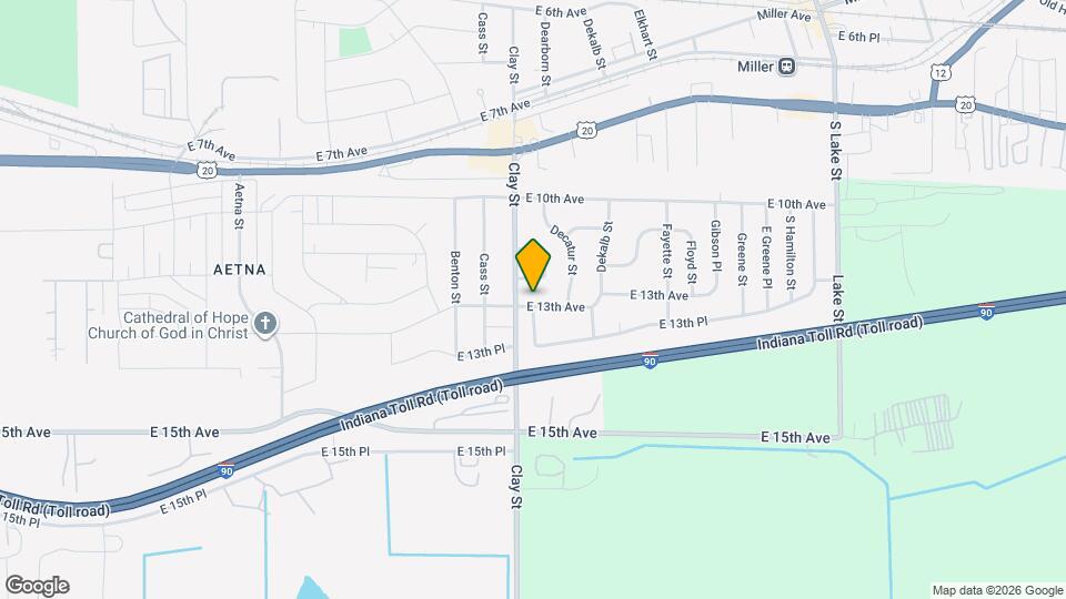 4924 E 13th Ave Map and Location Details