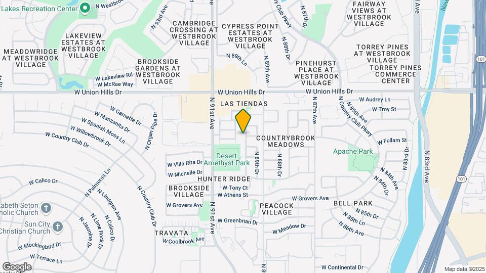 18190 N 89th Ln Map and Location Details