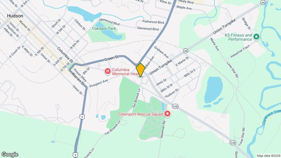 967 Columbia St Map and Location Details