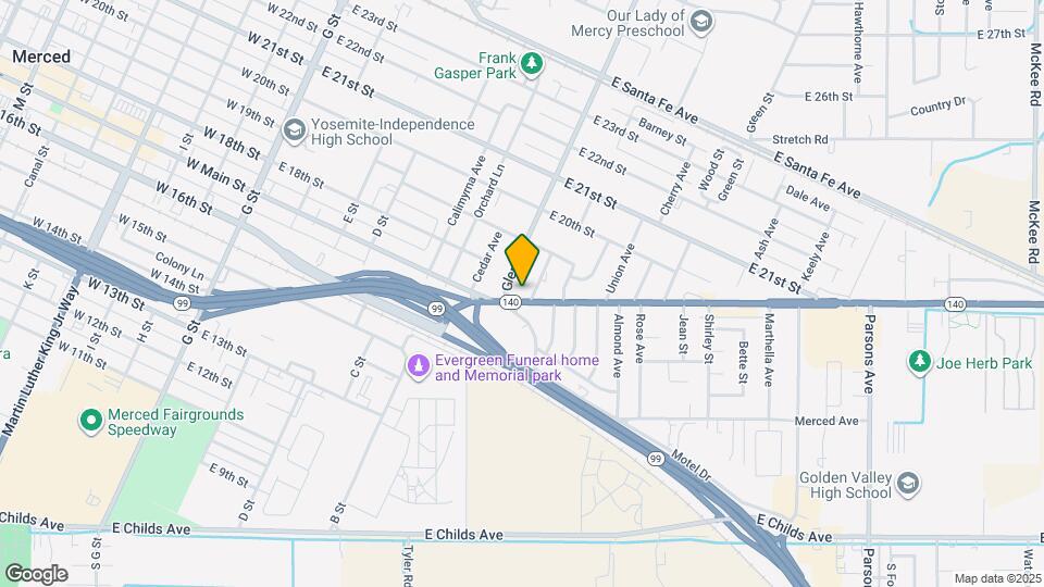 751 Yosemite Pky Mapa y Detalles de la Ubicación