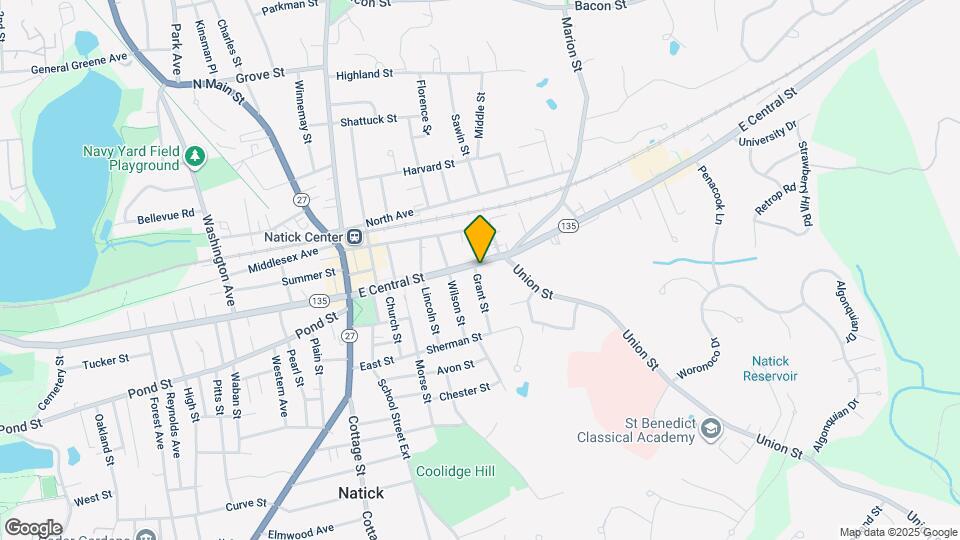 55 E Central St, Unit 2 Map and Location Details