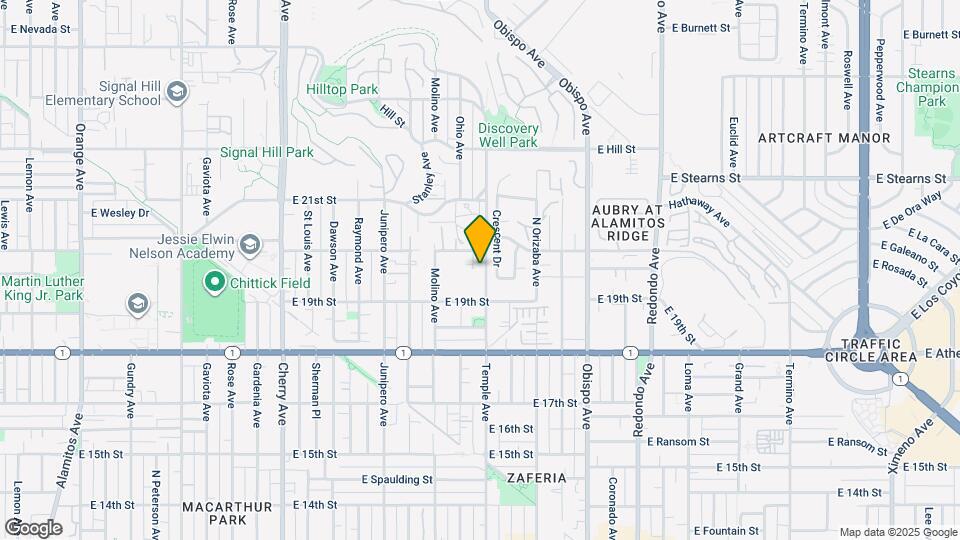 1957 Temple Ave Map and Location Details