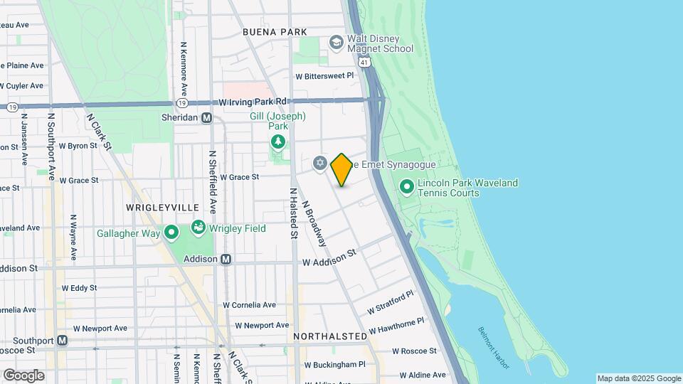 630 W Waveland Ave, Unit 2D Map and Location Details