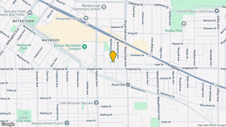 6712 Marlborough Av Map and Location Details