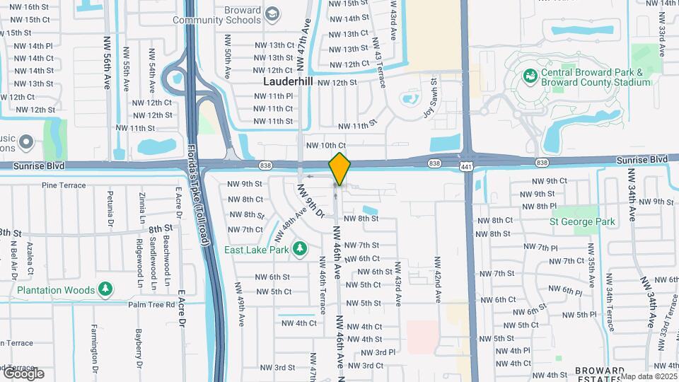 913 NW 45th Ter Map and Location Details