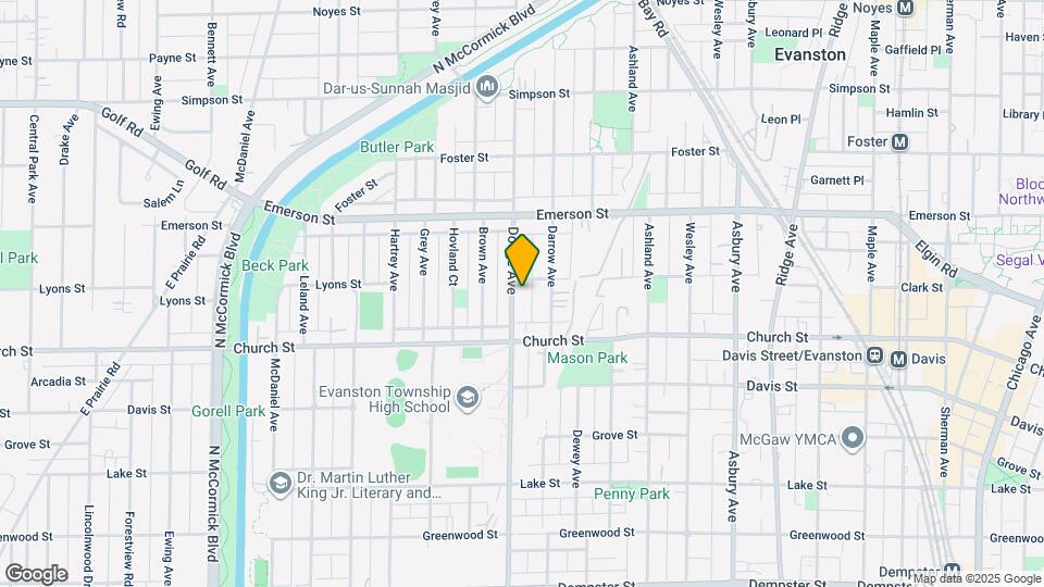 1739 Dodge Ave Map and Location Details