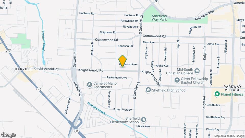 4178 Knight Arnold Rd Map and Location Details