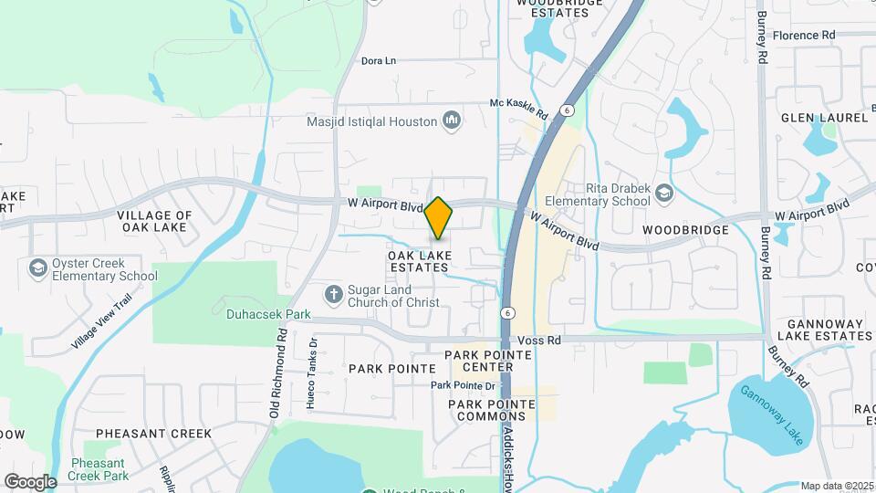 11535 Oak Lake Park Dr Map and Location Details