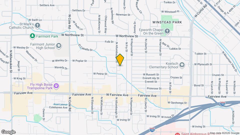 2012 Hailey Ln Map and Location Details