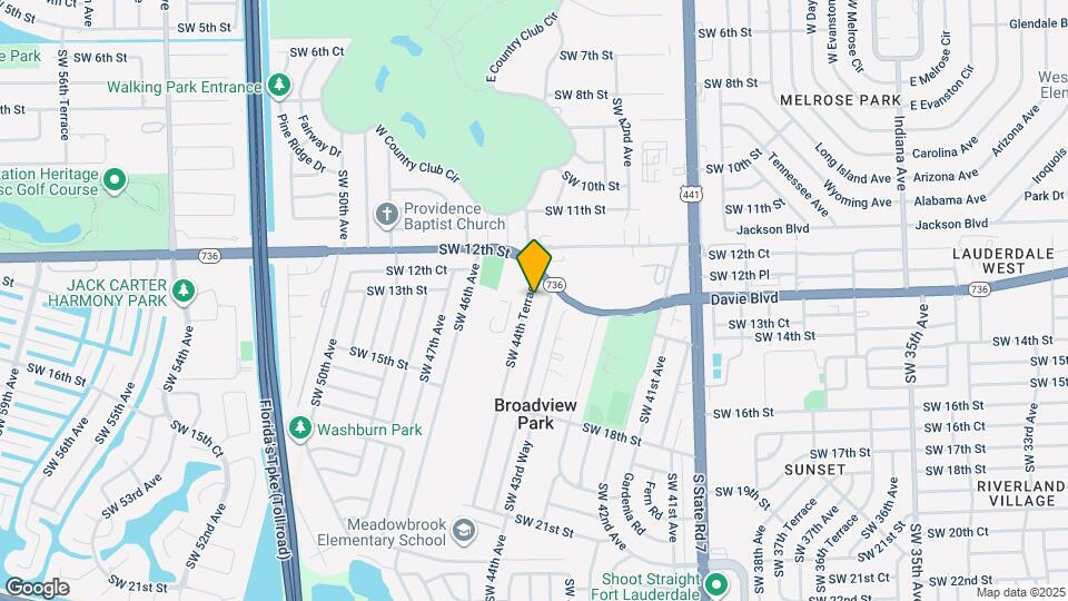 1310 SW 44th Terrace Map and Location Details