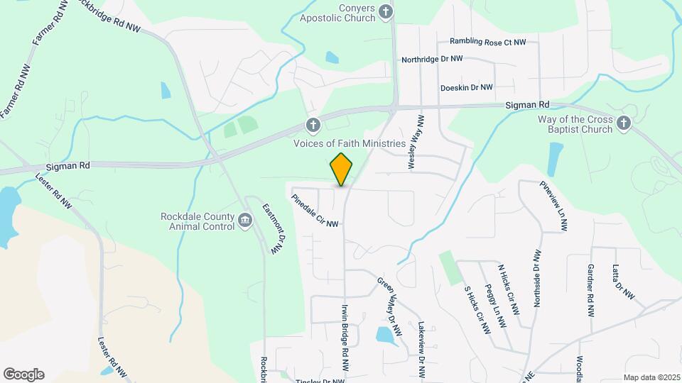 1652 Pinedale Cir NW Map and Location Details