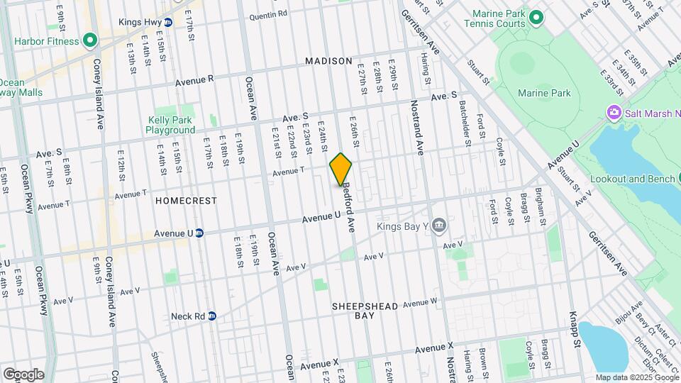 4142 Bedford Ave Map and Location Details