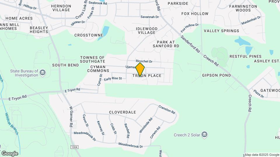 1309 Cathedral Rock Ct Map and Location Details