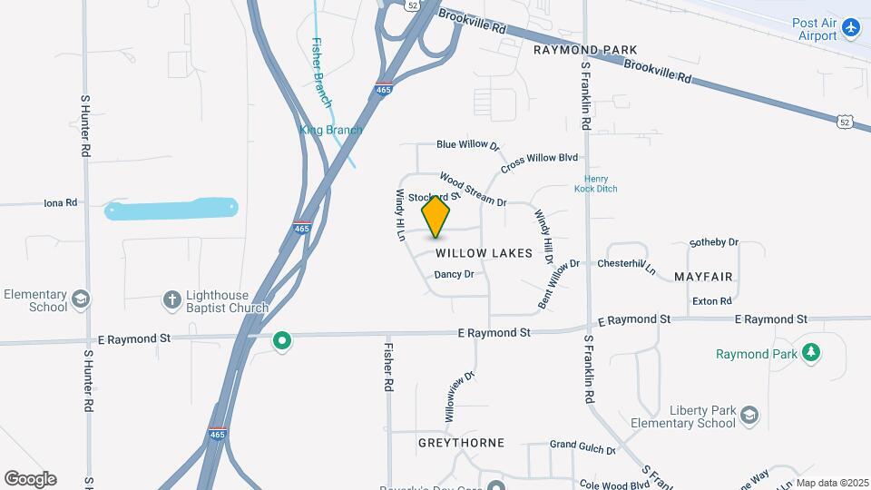 7612 Hidden Valley Ln Map and Location Details