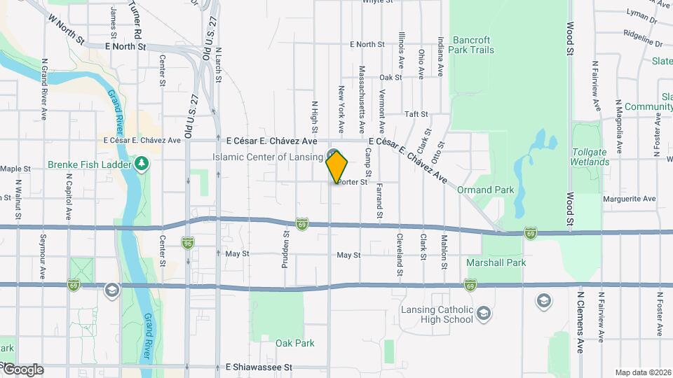 1018 N Pennsylvania Ave, Unit 1018 1/2 Mapa y Detalles de la Ubicación