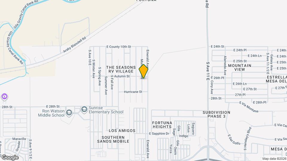 10331 Monsoon Ave Map and Location Details