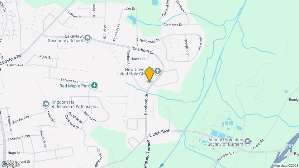 2711 Dearborn Dr Map and Location Details