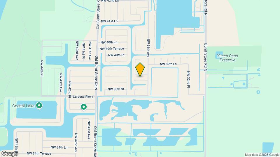 3617 NW 38th Terrace Map and Location Details