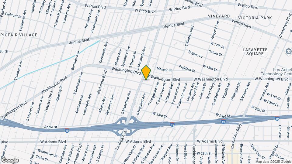 4925 20th St Map and Location Details