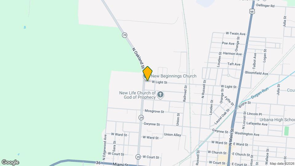 723 W Light St Mapa y Detalles de la Ubicación