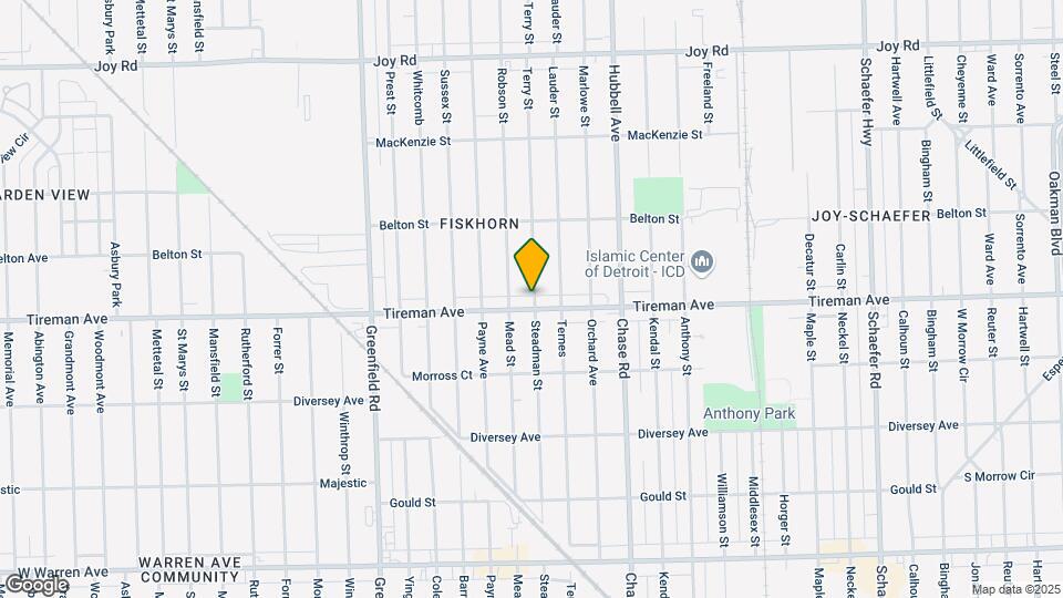 14900 Tireman St Map and Location Details