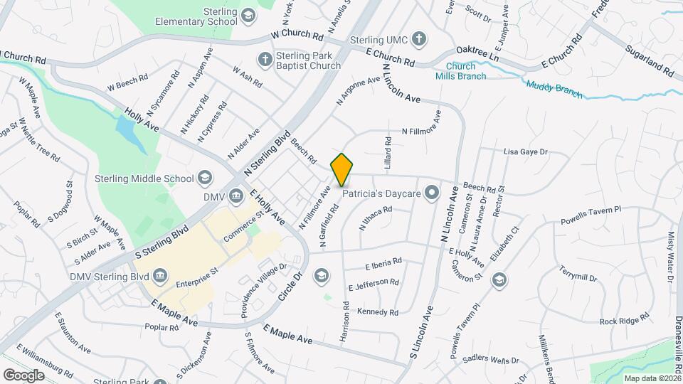 131 N Garfield Rd Map and Location Details