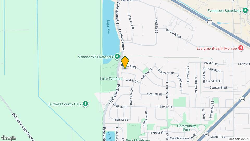 16581 150th St SE Map and Location Details