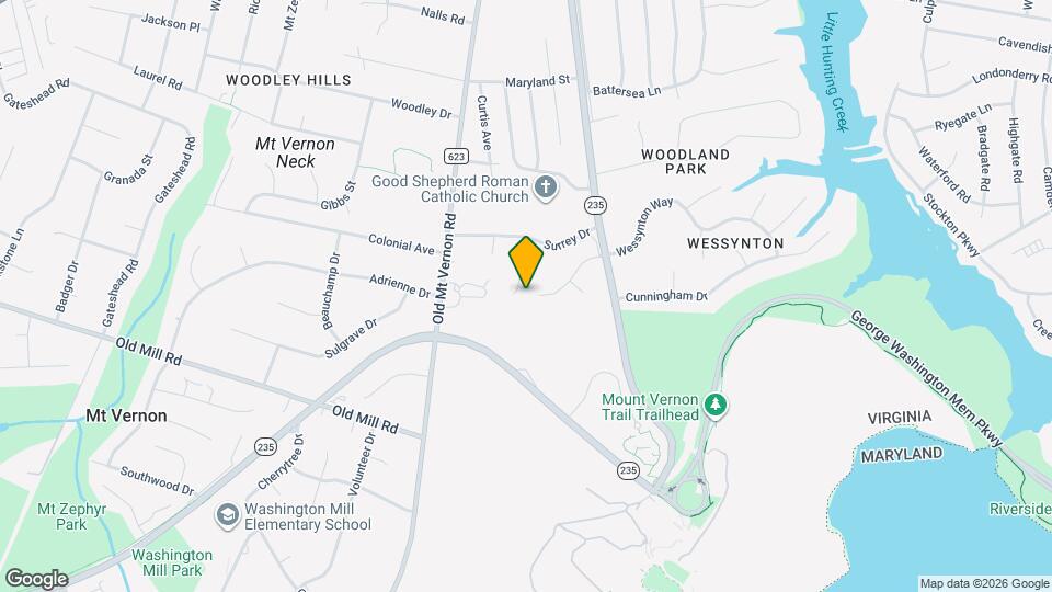 8815 Surrey Ct Map and Location Details